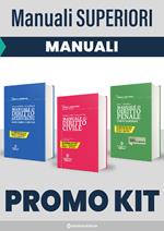 Kit 3 Manuali superiori: Civile-Penale-Amministrativo. Nuova ediz.