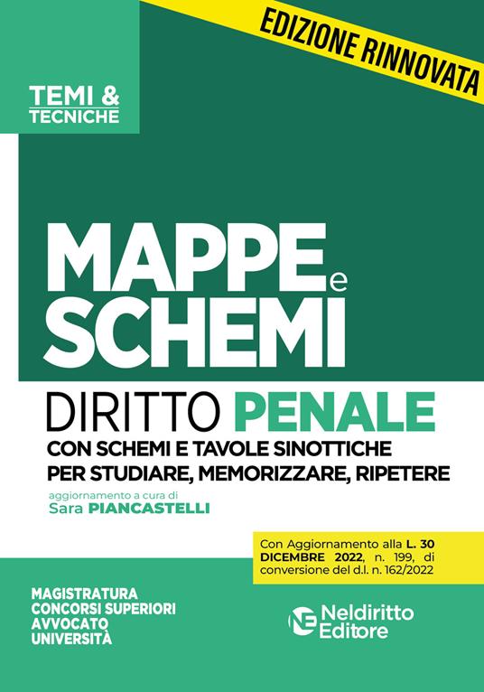 Mappe e schemi di diritto penale - Roberto Garofoli,Sara Piancastelli - copertina