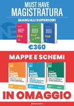 Must have magistratura: Kit 3 Manuali superiori + 3 Mappe e Schemi