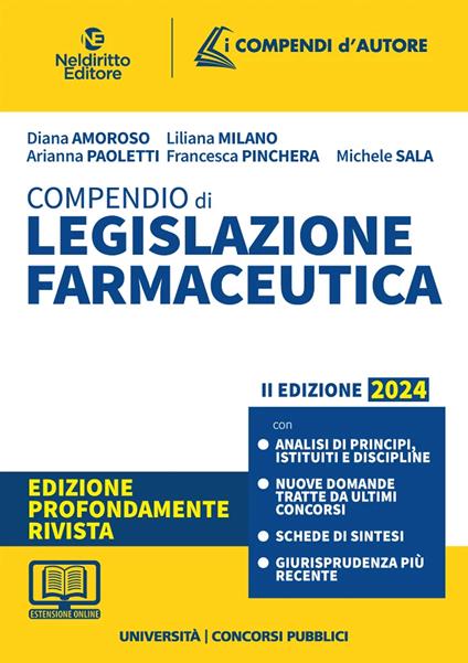 Compendio di legislazione farmaceutica - copertina