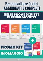 Speciale kit TAR 2023: Codice civile plus-Codice procedura civile plus-Codice amministrativo plus-Codice tributario plus -Codice civile-Codice amministrativo. Nuova ediz.