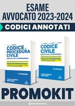 Kit esame avvocato 2023-2024: Codice civile e leggi complementari. Annotato con la giurisprudenza-Codice di procedura civile. Annotato con la giurisprudenza