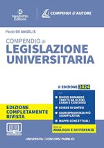 Compendio di legislazione universitaria 2024