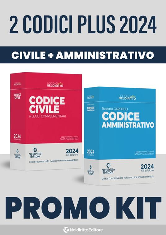 Kit Codici Plus: Civile-Amministrativo - copertina