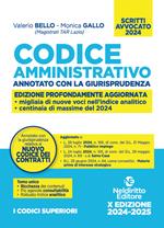 Codice amministrativo annotato con la giurisprudenza 2024 per l'esame di avvocato