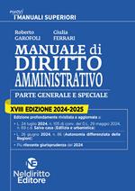 Manuale superiore di diritto amministrativo. Parte generale e speciale