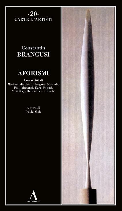 Aforismi - Constantin Brancusi - copertina