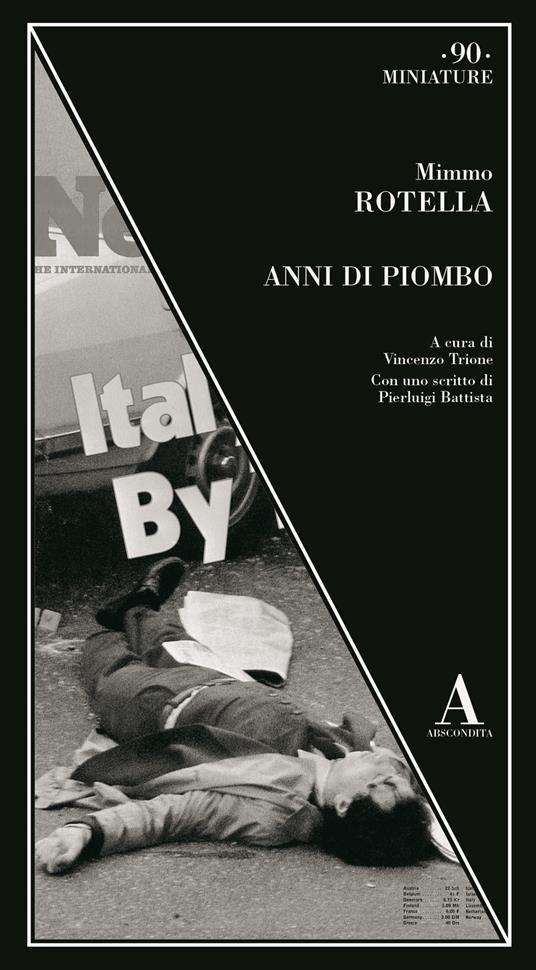 Anni di piombo - Mimmo Rotella - copertina