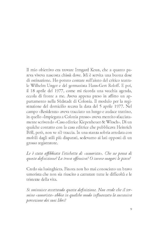 Non sono mai stata il mio tipo. Dialoghi al posto di un'autobiografia - Irmgard Keun - 4