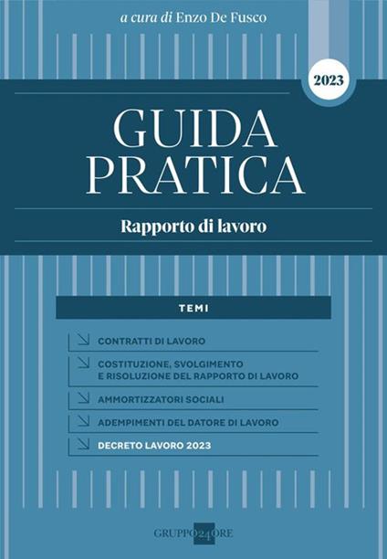 Guida pratica. Rapporto di lavoro - copertina