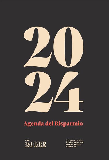 Agenda del risparmio 2024 - copertina