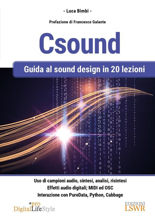 Csound. Guida al sound design in 20 lezioni - Luca Bimbi - copertina