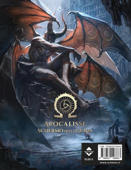 Apocalisse. Schermo della Guida - Acheron Games - copertina