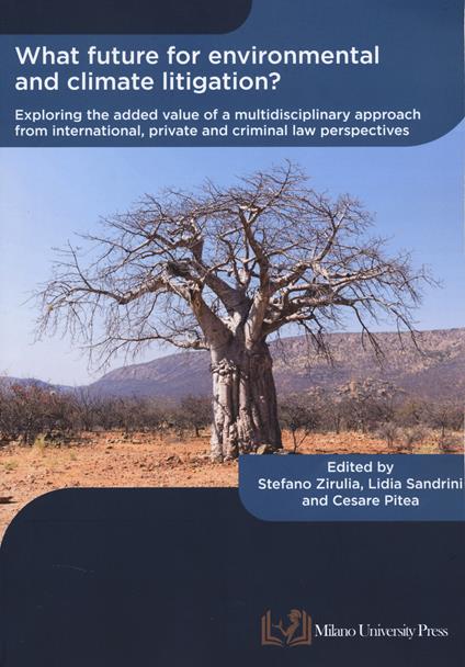 What future for environmental and climate litigation? Exploring the added value of a multidisciplinary approach from international, private and criminal law perspectives - copertina