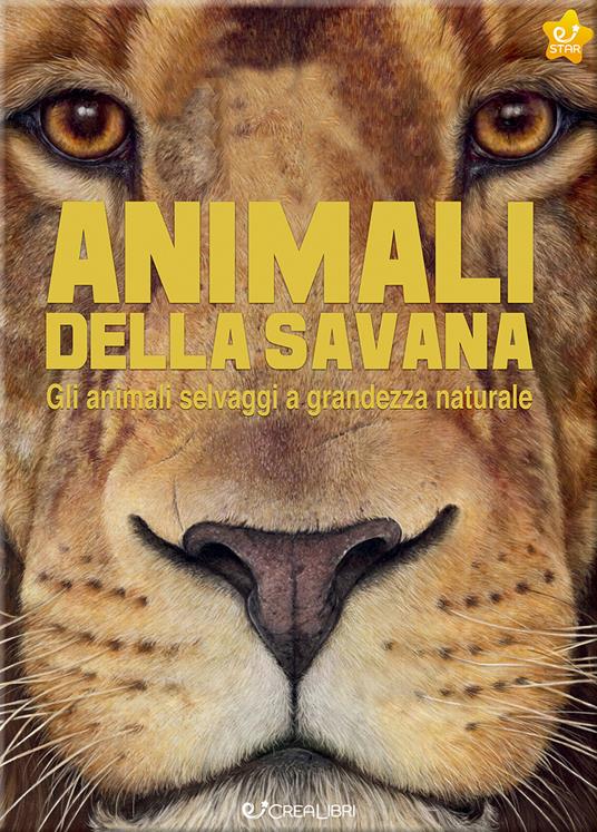 Animali della savana. Gli animali selvaggi a grandezza naturale. Ediz. a colori - Holger Haag - copertina