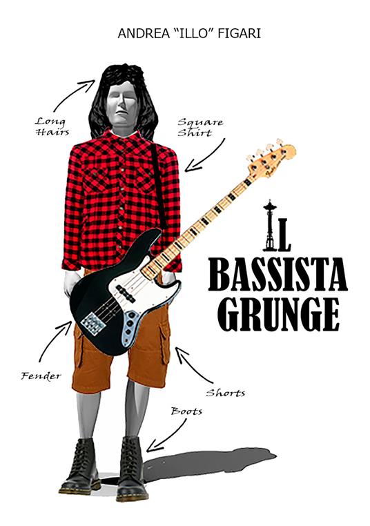 Il bassista grunge - Illo - copertina