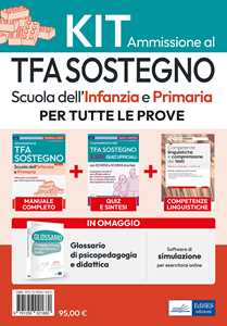 Libro Kit di base specializzazione sostegno didattico scuola infanzia e primaria. Eserciziari + manuale + Software + Glossario. Con software di simulazione 