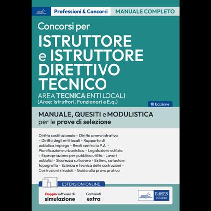 [EBOOK] Istruttore tecnico e Istruttore direttivo tecnico negli Enti locali - V.V.A.A. - ebook