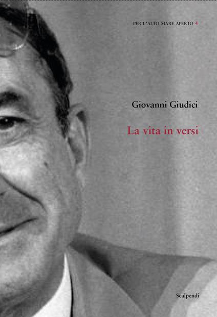 La vita in versi - Giovanni Giudici - copertina