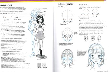 GIAPPONE Come disegnare manga e libri illustrati: Bishojo Chara che  disegna
