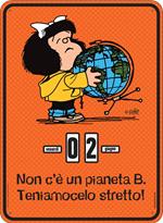 Calendario perpetuo Mafalda. Non c'è un pianeta B