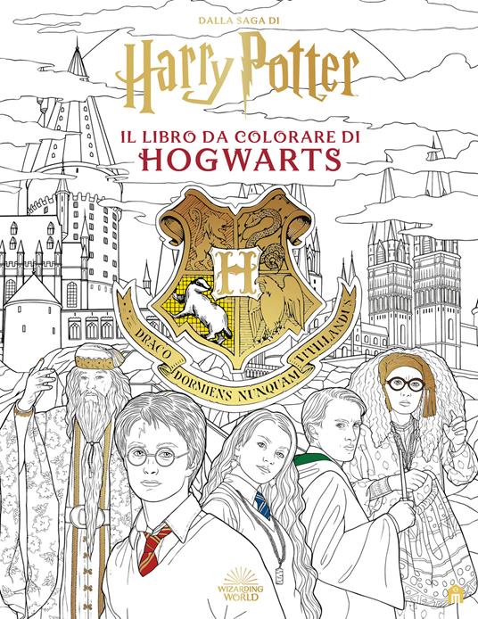 Harry Potter. Il libro da colorare di Hogwarts - copertina