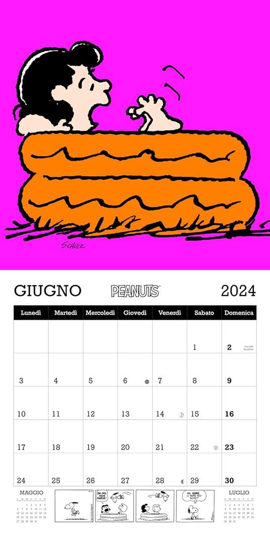 Calendario 2024 da tavolo Gatti & Relax- cm. 19 x 14 x 10 con spirale