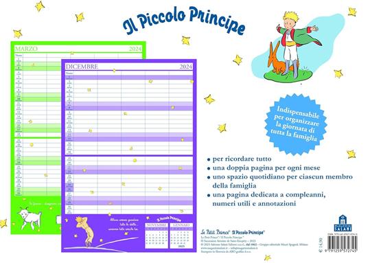 Il Piccolo Principe. Calendario della famiglia 2024 - Antoine de Saint-Exupéry - 2