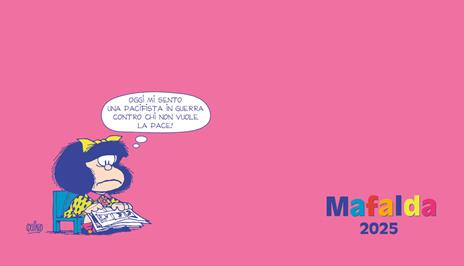 Mafalda. Agenda orizzontale 2025 - Quino - copertina