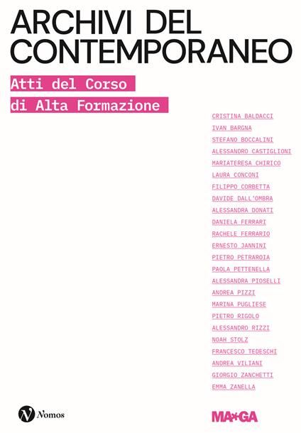 Archivi del contemporaneo. Atti del Corso di Alta Formazione - copertina