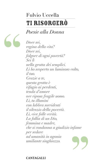 Ti risorgerò. Poesie alla donna - Fulvio Uccella - copertina