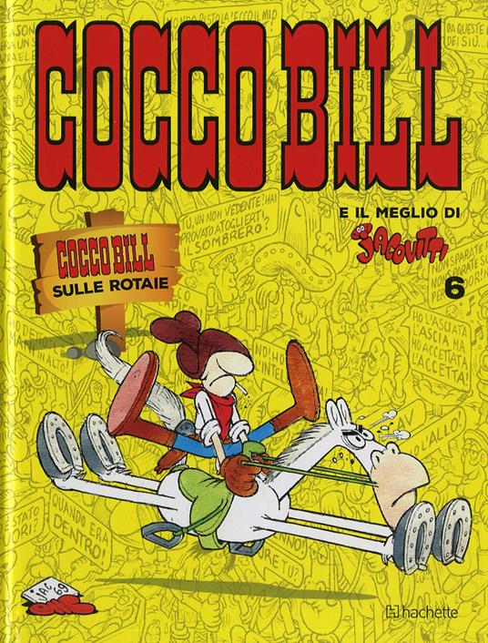 Cocco Bill sulle rotaie - Benito Jacovitti - copertina