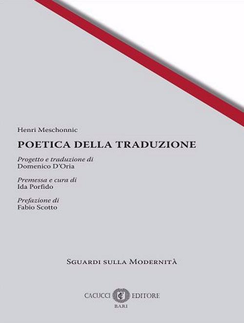 Poetica della traduzione - Henri Meschonnic - copertina