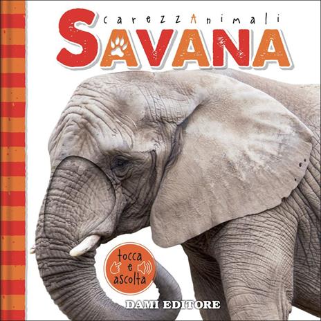 Savana. CarezzAnimali tocca e ascolta. Ediz. a colori - Serena Vezzani - copertina