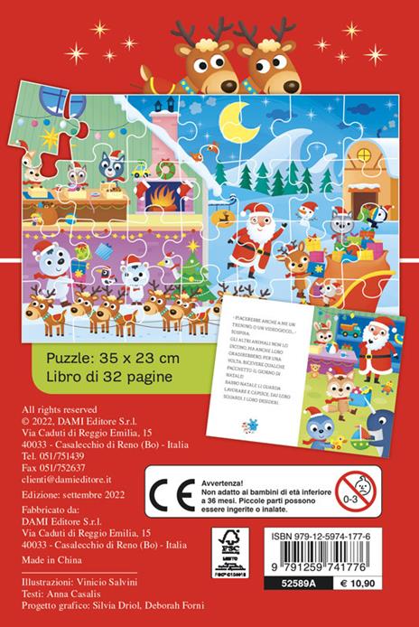 Gli amici di Babbo Natale. Storie da costruire. Ediz. a colori. Con puzzle da 28 pezzi - Anna Casalis - 2