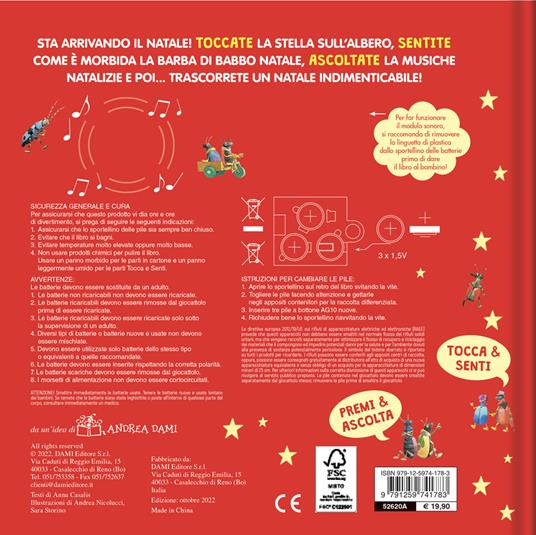 Natale. Tocca senti ascolta. Ediz. a colori - Anna Casalis - Libro -  Mondadori Store