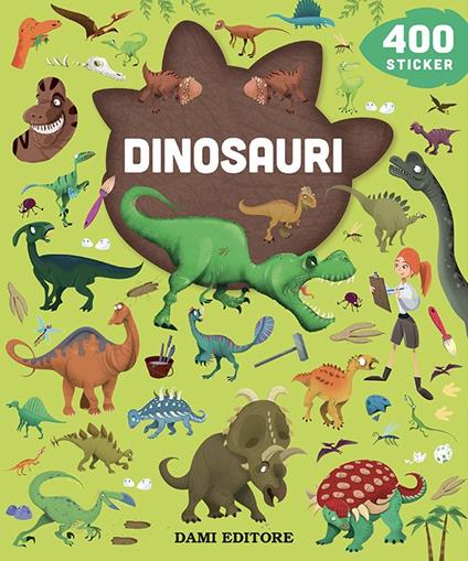 Adesivi del mondo dei dinosauri - 1 foglio per 1,25 €