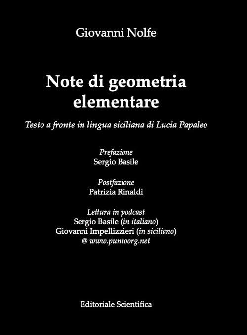 Note di geometria elementare - Giovanni Nolfe - copertina