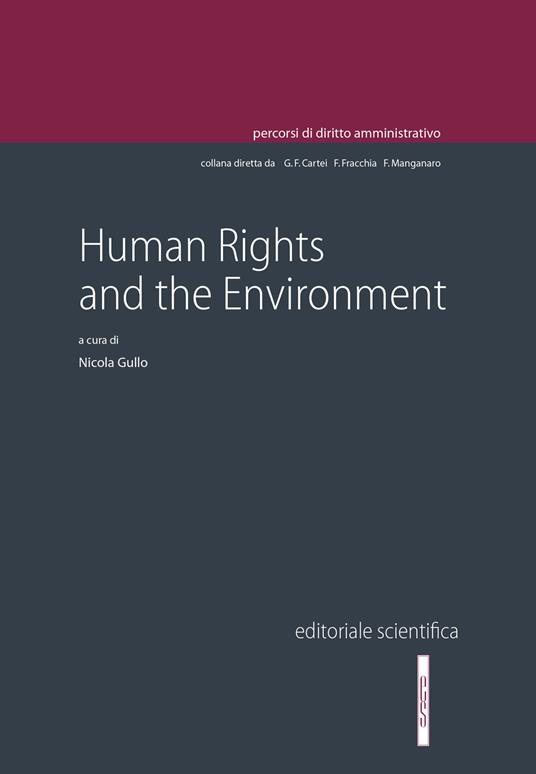 Human rights and the environment - copertina