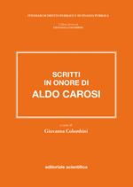 Scritti in onore di Aldo Carosi