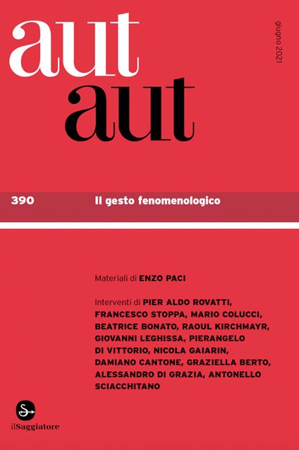 aut aut 390 - AA.VV.,Pier Aldo Rovatti - ebook