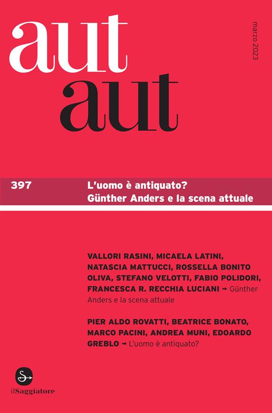 aut aut 397 - AA.VV. - ebook