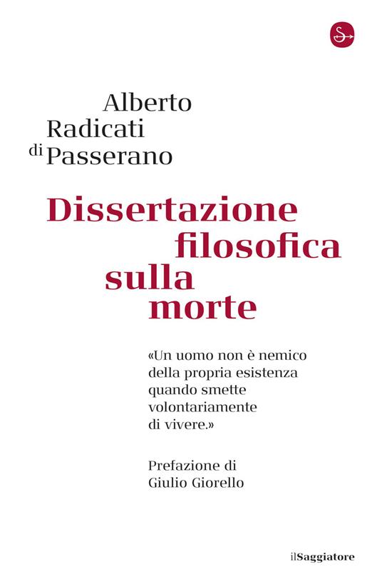 Dissertazione filosofica sulla morte - Alberto Radicati di Passerano - ebook