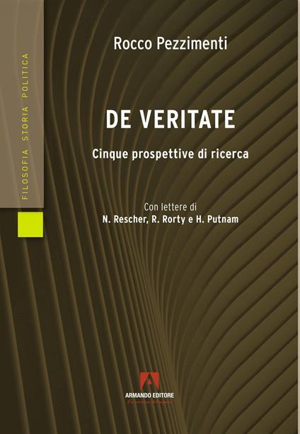 De veritate. Cinque prospettive di ricerca - Rocco Pezzimenti - copertina