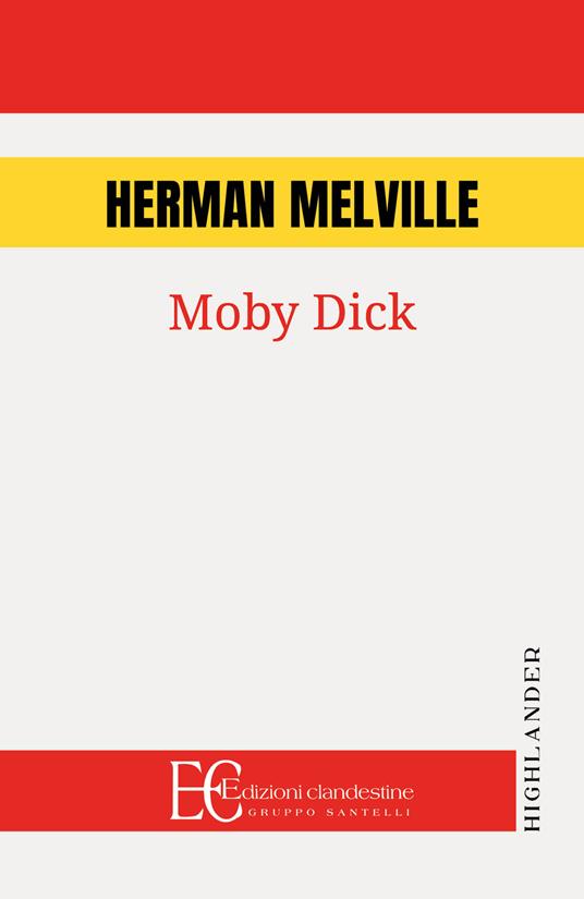 Moby Dick - Herman Melville - copertina