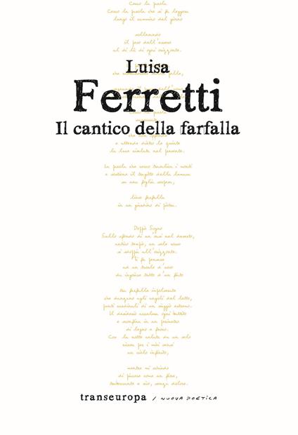 Il cantico della farfalla - Luisa Ferretti - copertina