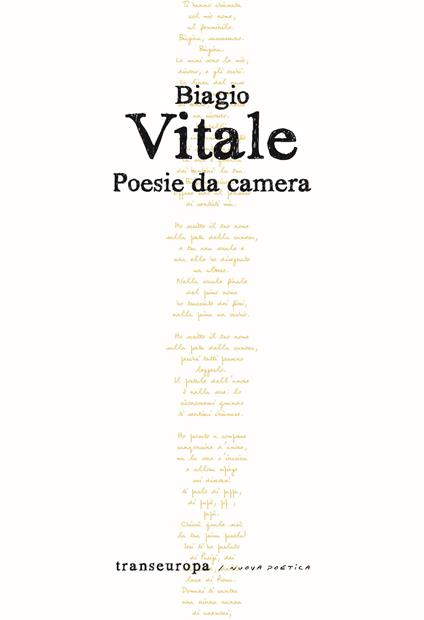 Poesie da camera - Biagio Vitale - copertina