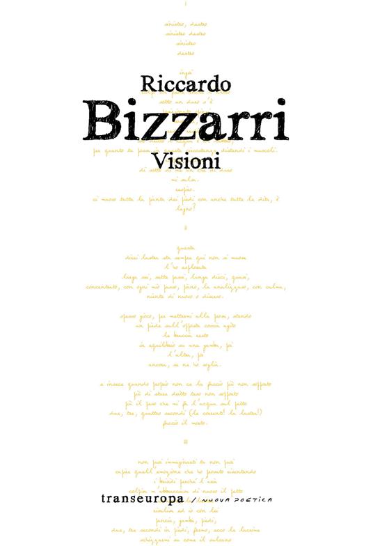 Visioni - Riccardo Bizzarri - copertina