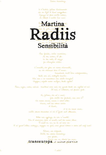 Sensibilità - Martina Radiis - copertina