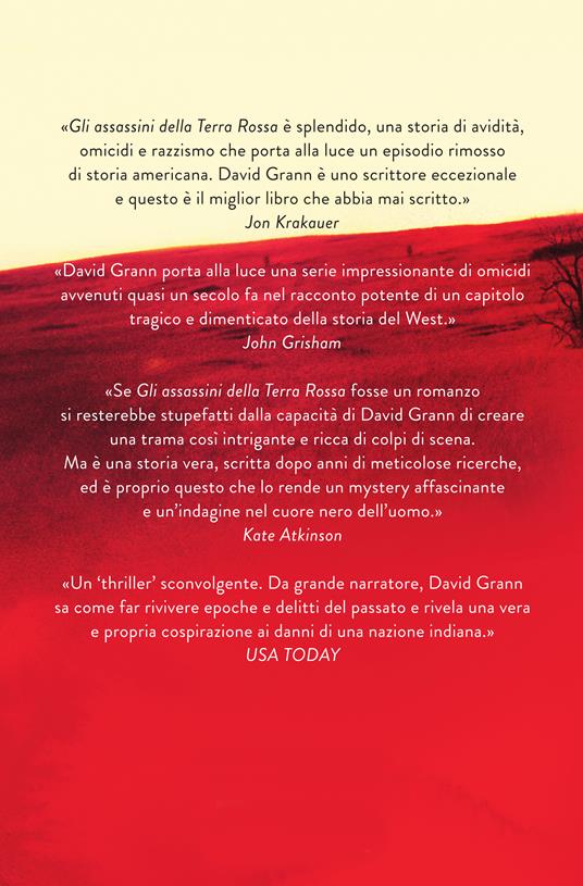 Gli assassini della Terra Rossa. Killers of the Flower Moon - David Grann - 2